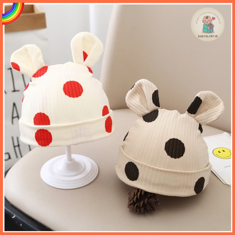 Topi Bayi Cute Korea Kupluk Anak Bayi Import Topi Lucu Anak Bayi