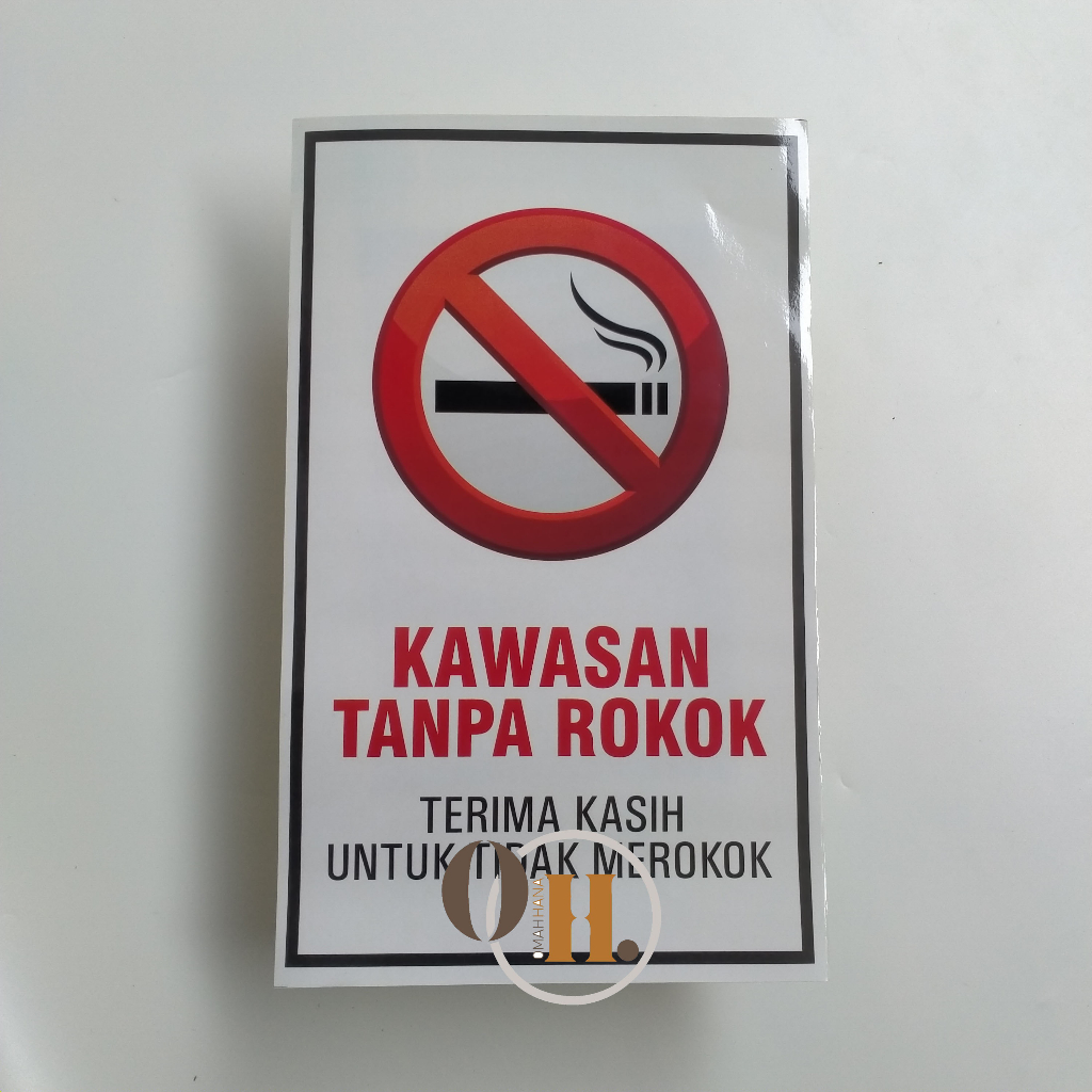 

Stiker Kawasan Tanpa Rokok - Stiker No Smoking Area