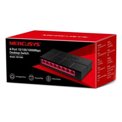 Switch Hub gigabit 8 port Mercusys MS 108G