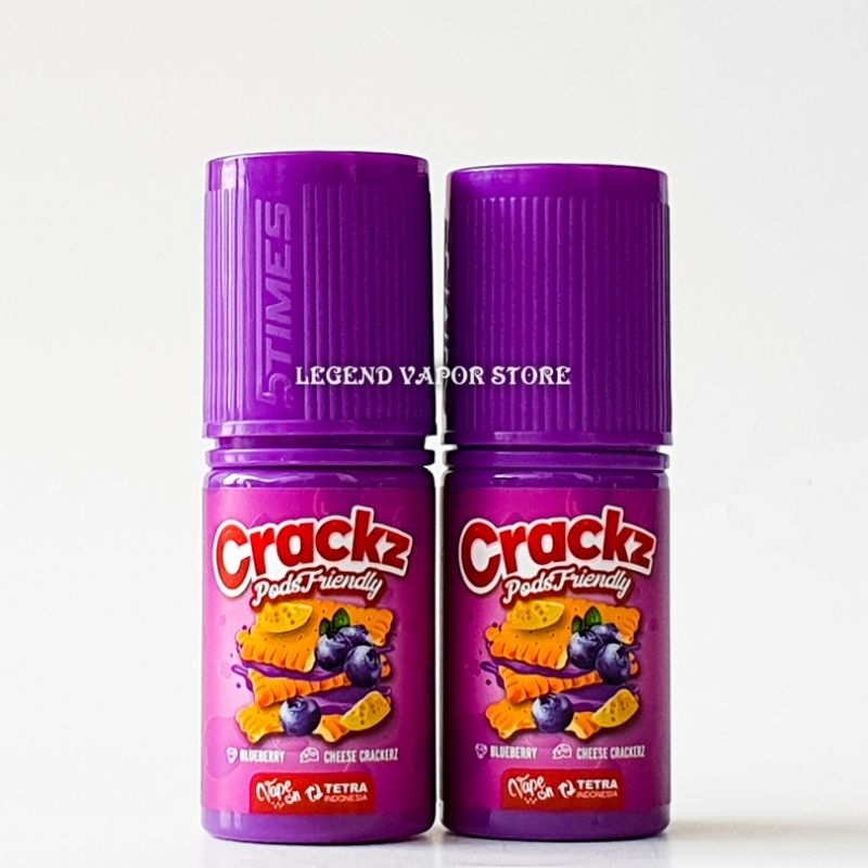 SALT NIC - CRACKZ Blueberry Cheese Crackerz 30ML 12MG AUTHENTIC