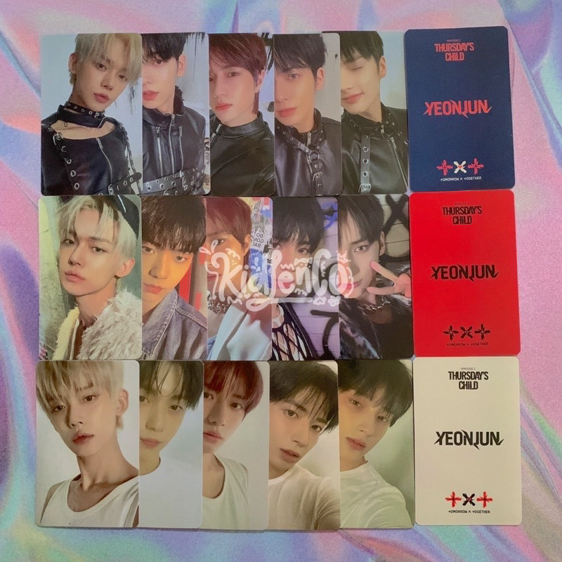 [MIN 3] DUPE THURSDAY'S CHILD ♡ txt unofficial photocard premium 2 sisi 310 gsm thursday minisode 2 hate end mess ♡ yeonjun soobin beomgyu taehyun hueningkai