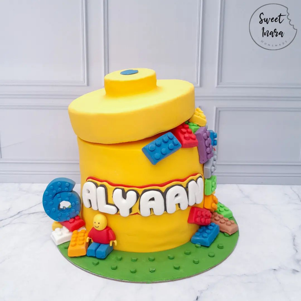 

LEGO BIRTHDAY CAKE/ KUE ULTAH LEGO 16CM