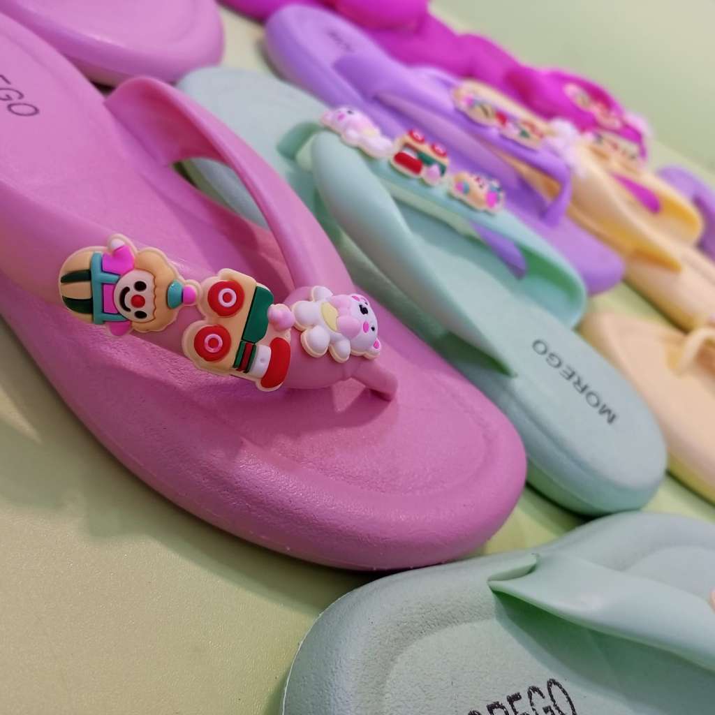 Sandal Jepit Anak Perempuan Motif Flip Flop Sandal Anak Karakter Lucu