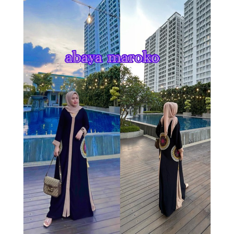 Abaya Merak Maroko