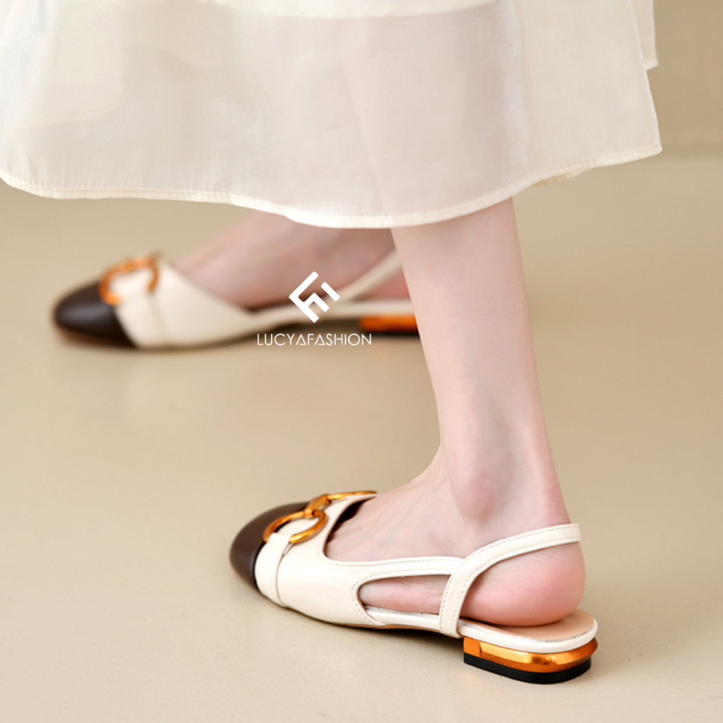 0125 Sandal Wanita Flat Shoes Import Kekinian