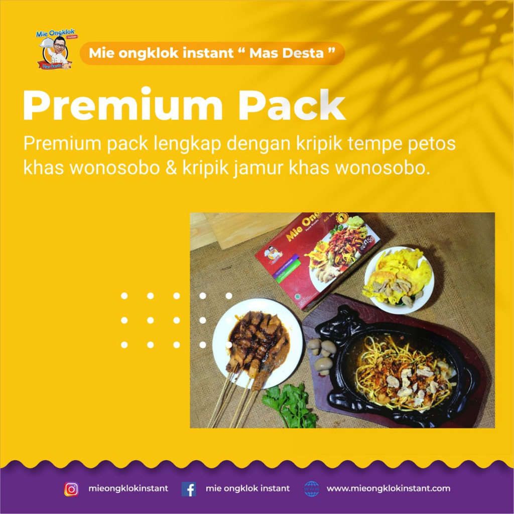 Mie Ongklok Instant &quot;Mas Desta&quot; Premium 115 Gr