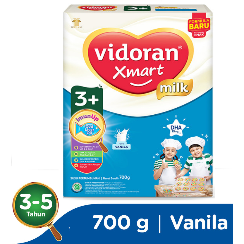 

Susu Vidoran xmart 3 + 700 gr vanilla susu bayi susu formula