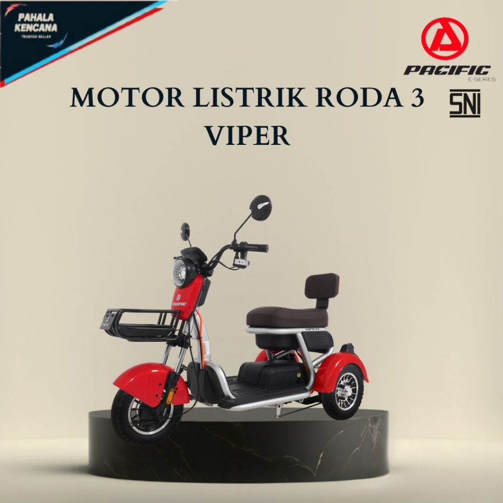 SEPEDA MOTOR LISTRIK RODA 3 VIPER PACIFIC EXOTIC