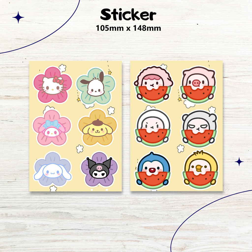 

STICKER PACK AESTHETIC | JOURNALING STICKER | DECORATION STICKER