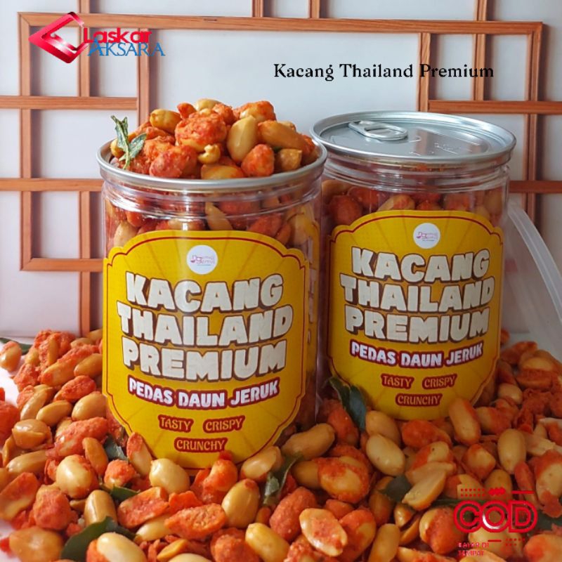 

Can - Kacang Thailand Pedas Manis Crispy Daun Jeruk / Premium