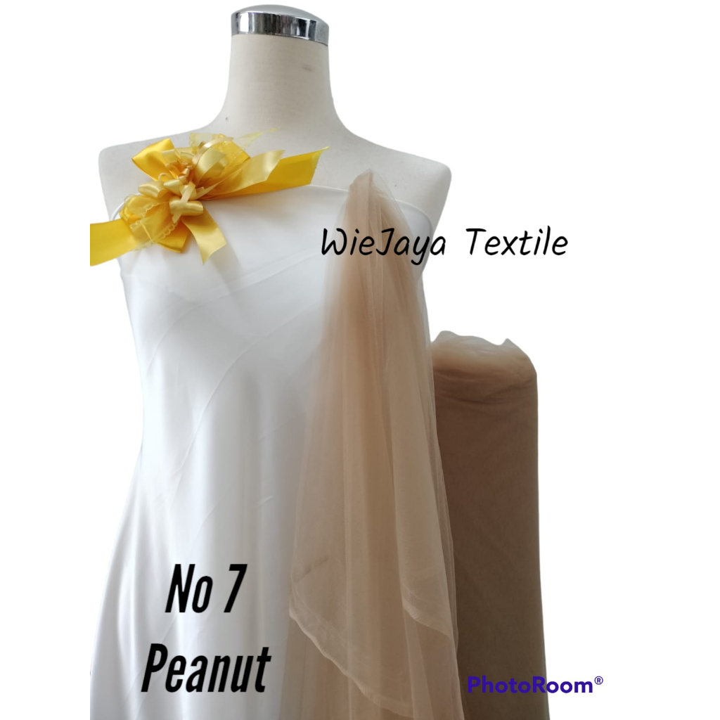 Kain Tulle Polos Lembut Sekali dan Jatuh Harga murah Grade A, cocok utk wedding Dress, Gaun Pengantin,  Variasi, Aplikasi, Souvenir dll