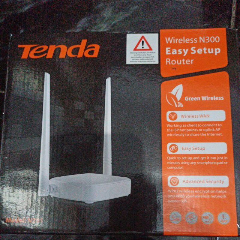 Router Tenda N301 wireless easy setup