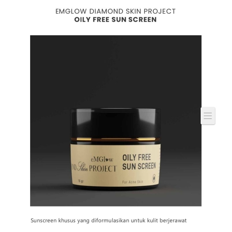 eMGlow Acne Skin Sunscreen by dr. Marlina