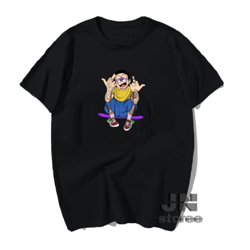Kaos Distro NOBITA / Atasan Pria Wanita MURAH/ Kaos UNISEX TSHIRT KAOS OBLONG KAOS SABLON DTF BERKUA