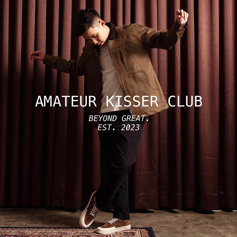 MARQUE x AMATEUR KISSER CLUB Work Jacket Waxed Denim, aksen Corduroy, Warna Coklat Brown, Premium Quality