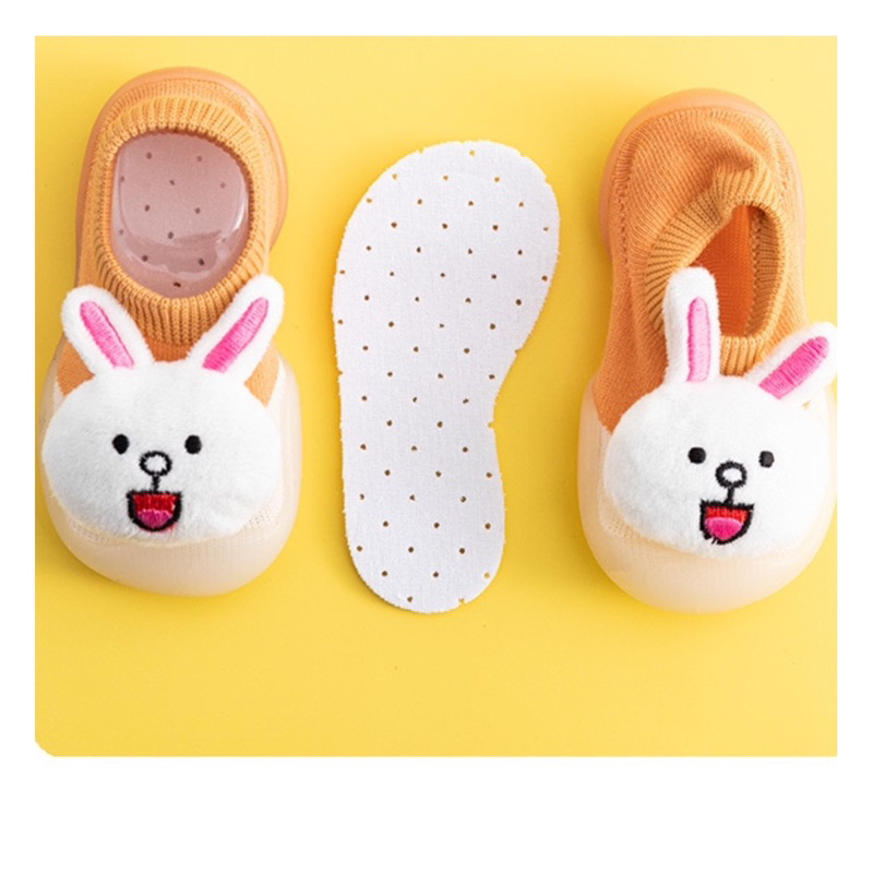 SEPATU BAYI BONEKA 3D PREWALKER BAYI ANTI SLIP