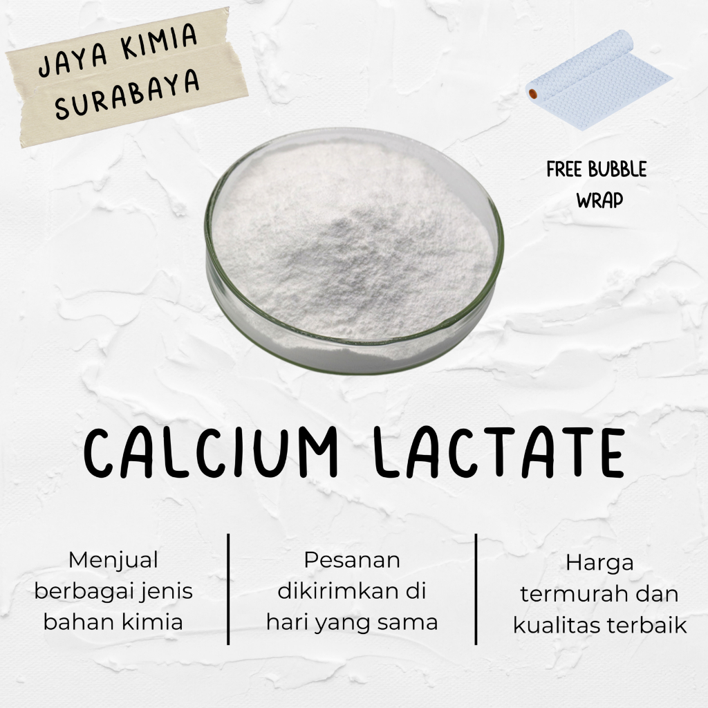 

Calcium Lactate Kalsium Laktat Food Grade 100 gr