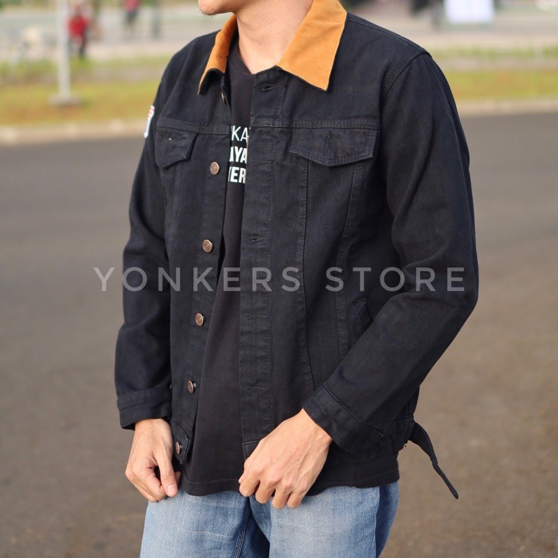 JAKETT JEANS DILAN 1991 JAKET DENIM MODEL DILAN 1991 JAKET JEANS DILAN HITAM BISA COD