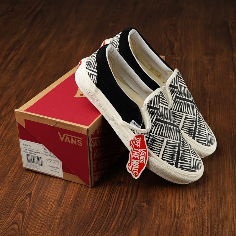 VANS SLIP ON OG OFF SPRING MARSHMELLOW / VANS SLIP ON TERBARU OFF SPRING / VANS SLIP ON TERLARIS