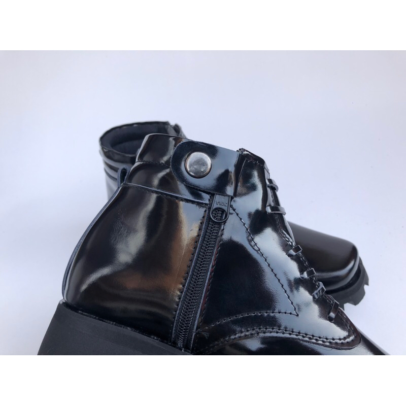 Sepatu PDH Tali Mati Sepatu Polisi Sepatu TNI ABRI POLRI Sepatu Kulit Kilap/LAK Asli Sepatu Termurah