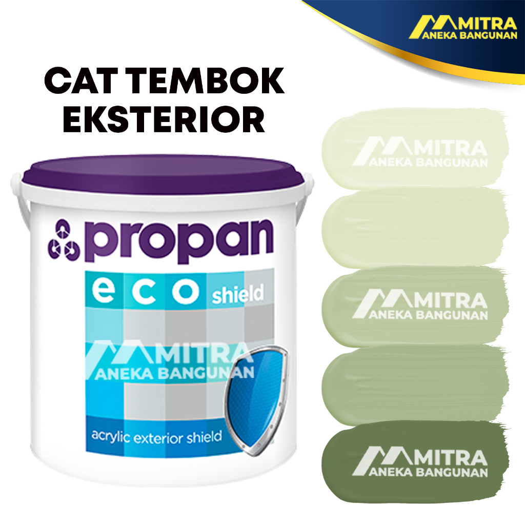 ECO SHIELD PROPAN 5 KG / CAT TEMBOK EKSTERIOR / 067 SAGE GREEN