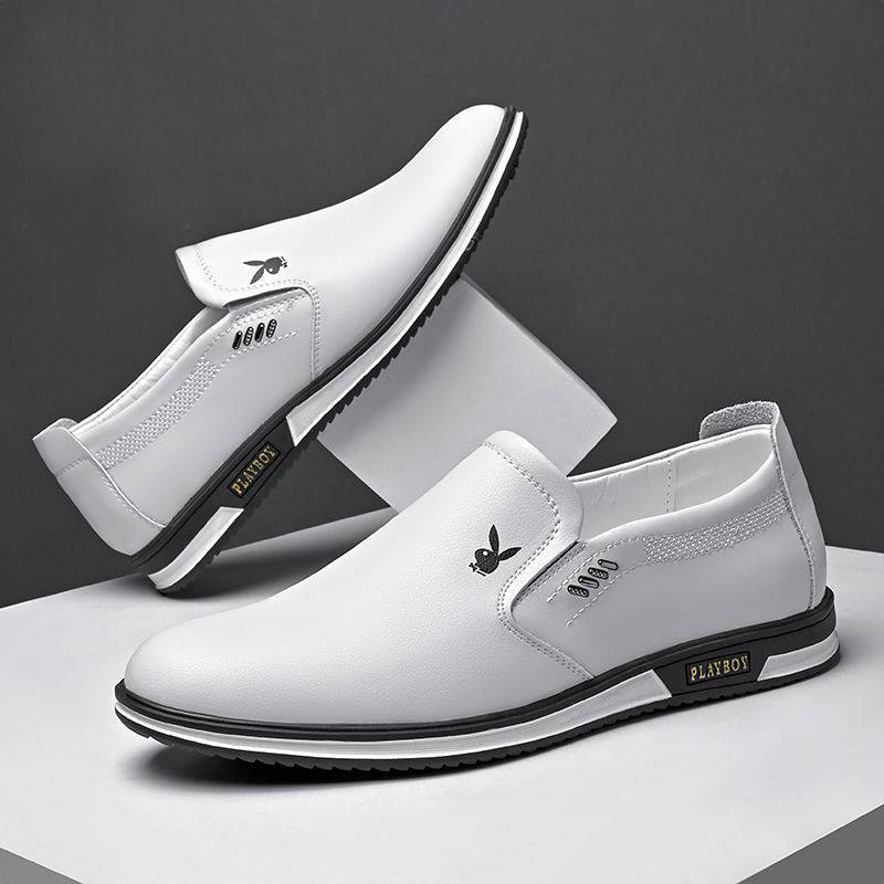 BSS - Sepatu Formal Pria Hitam Kulit Import Kasual Pantofel Fashion