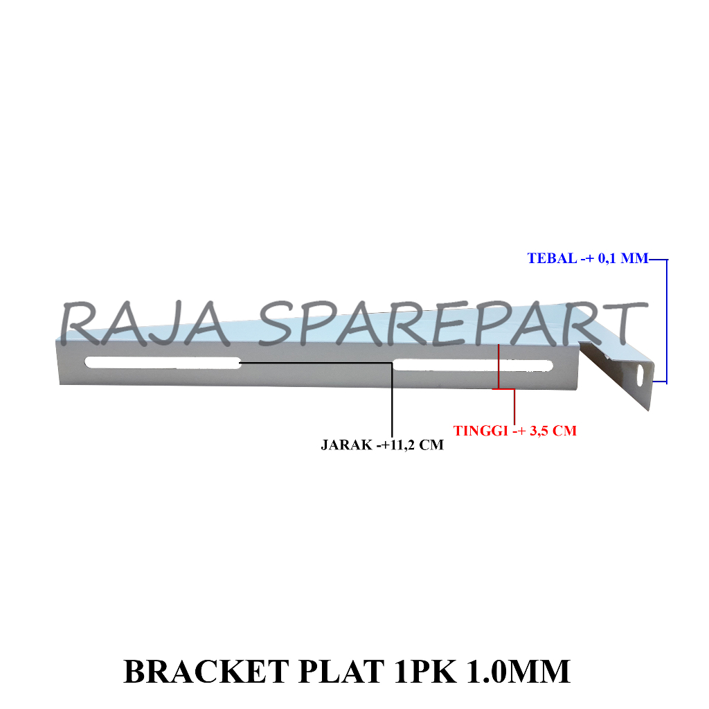 BRACKET PALT/BRACKET OUTDOOR AC 1/2PK - 1PK 1.0 MM