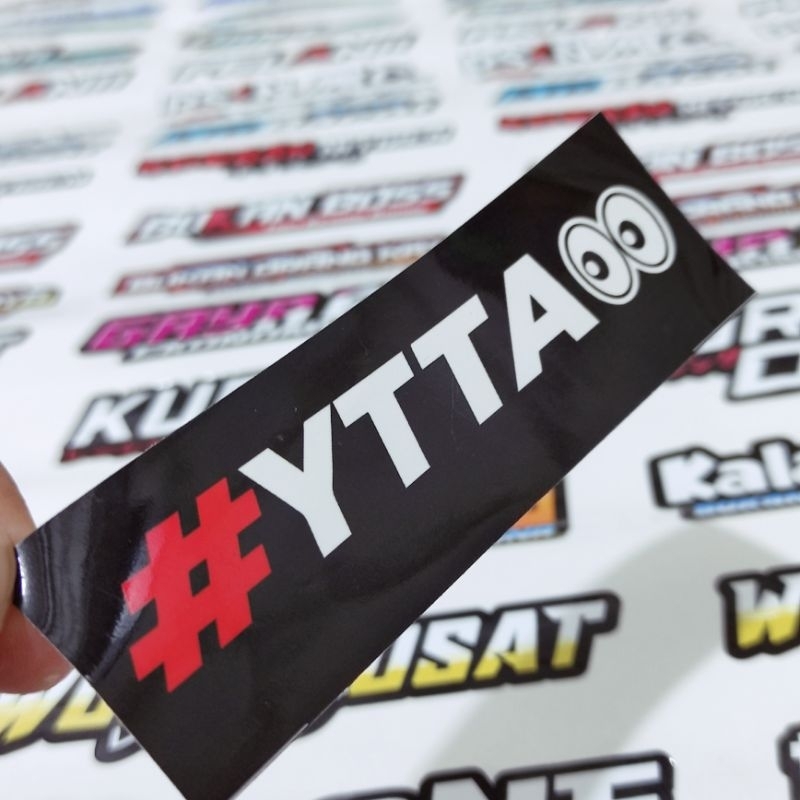 stiker racing viral ( # YYTA kotak)