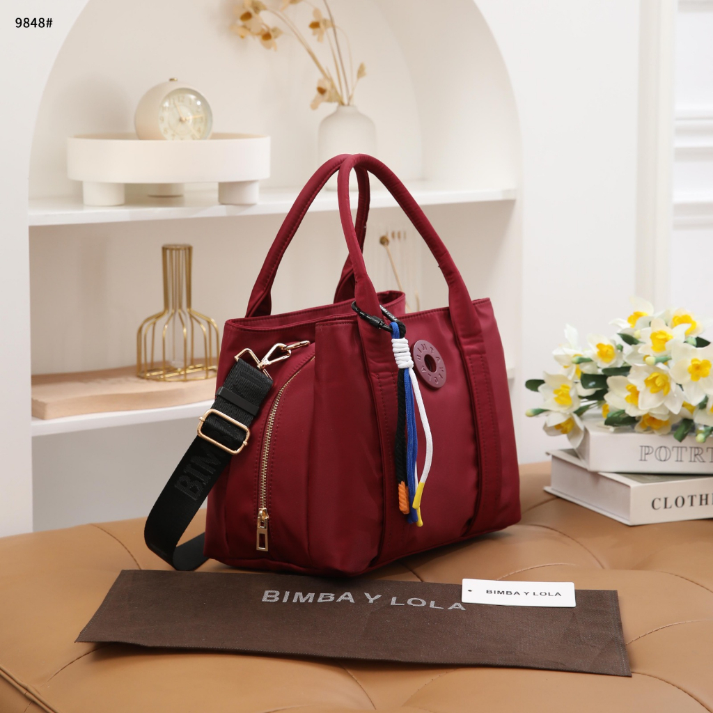 BAG 9848 Nylon Shopper 3ZippeR