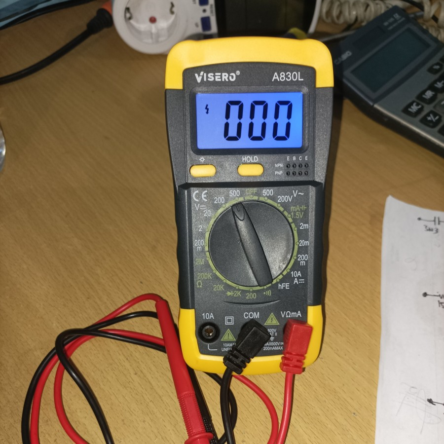 Multi tester avometer digital murah bagus akurat A830L