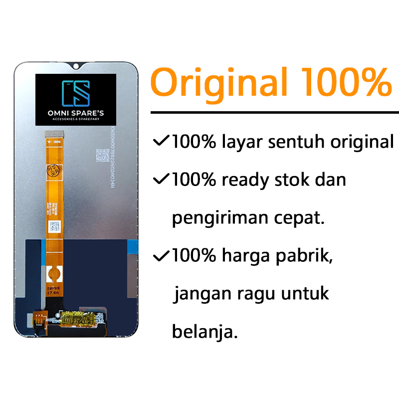 【original】LCD OPPO A1K/REALME C2/ ORIGINAL FULLSET TOUCHSCREEN ASLI LAYAR HP COPOTAN