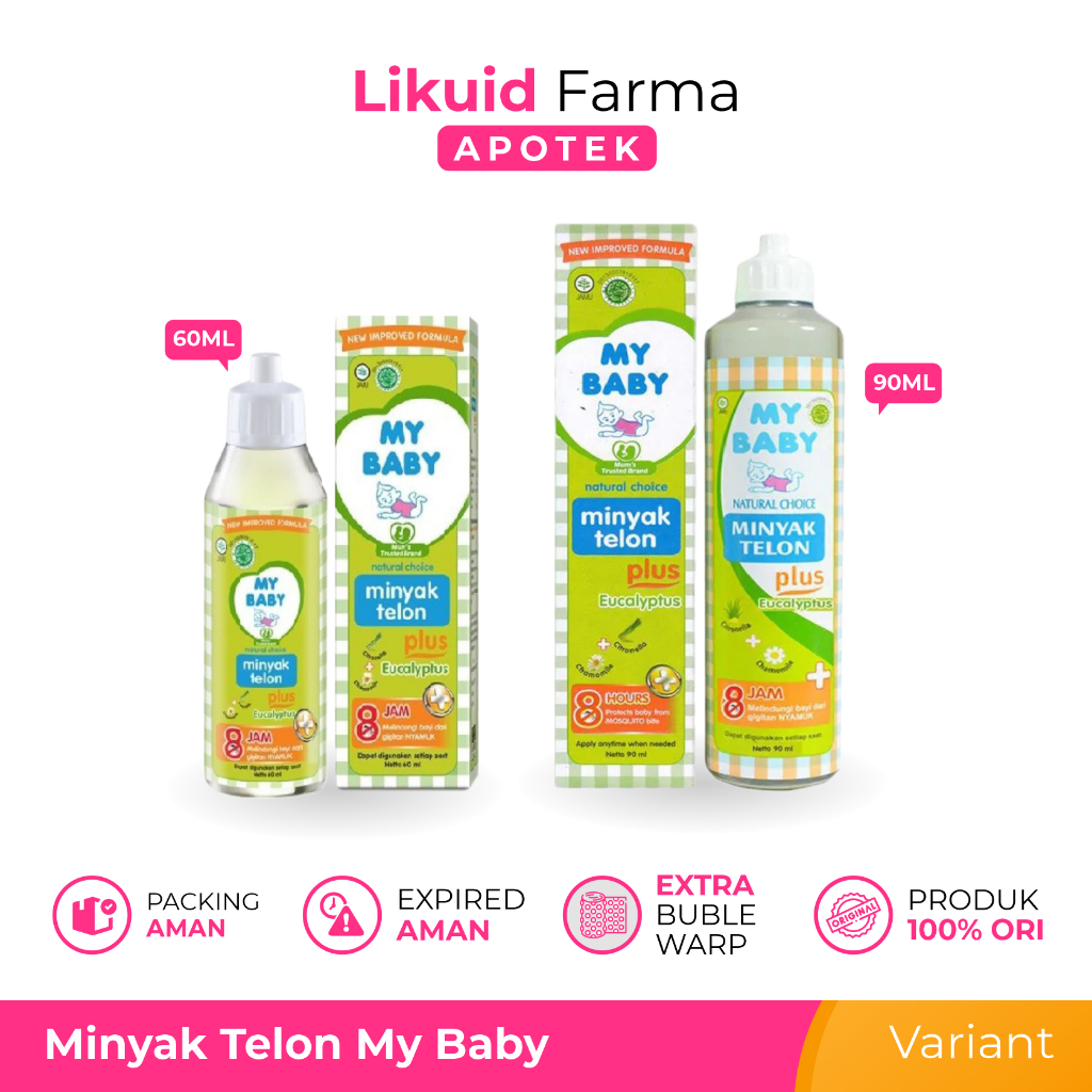 Minyak Telon My Baby - minyak telon bayi - minyak telon termurah - my bayi 90ml