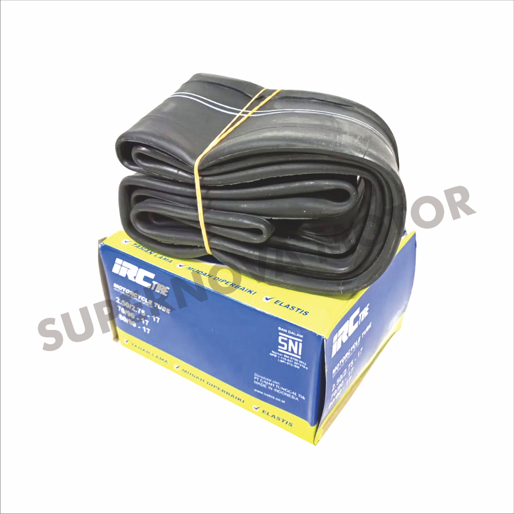 BAN DALAM IRC 250/275-17 70/90-17 80/90-17 BAN DALAM MOTOR RING 17 BAN DALAM MOTOR BEBEK MERK IRC