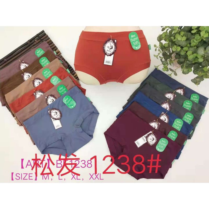 6pcs Celana Dalam Wanita Suilei 1238