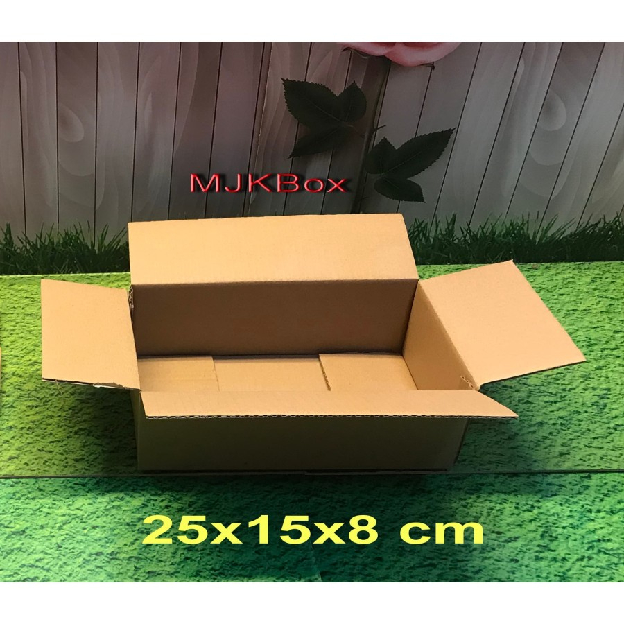

Kardus karton box Uk. 25x15x8 cm...ST untuk packing MODEL INDOMIE