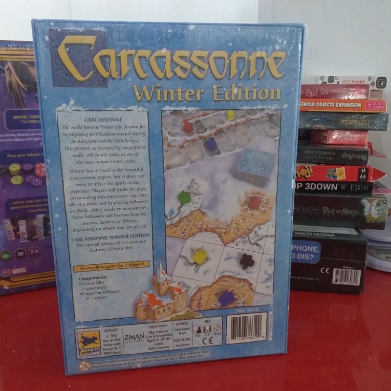 CARCASSONNE WINTER EDITION BOARD GAME