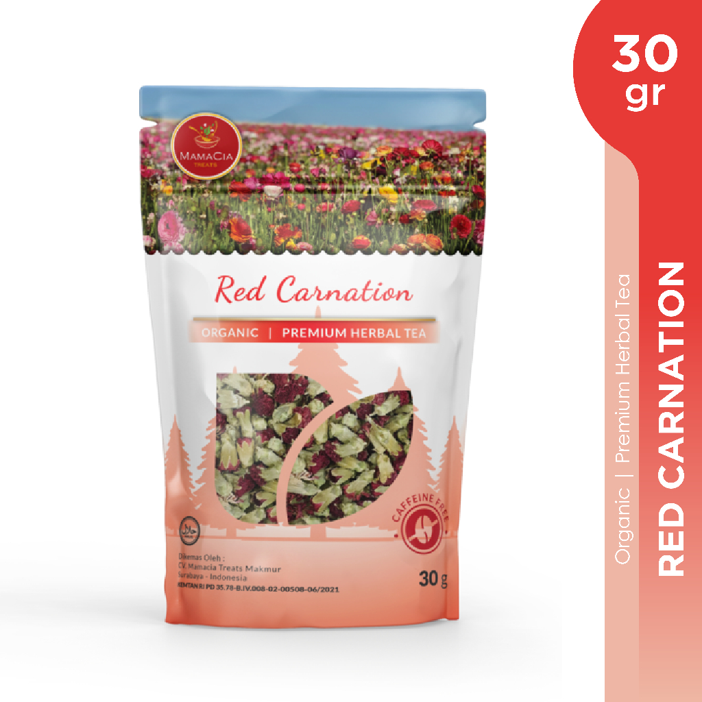 

Mamacia Treats Teh Bunga Red Carnation Flower Tea (Exclusive Pack)