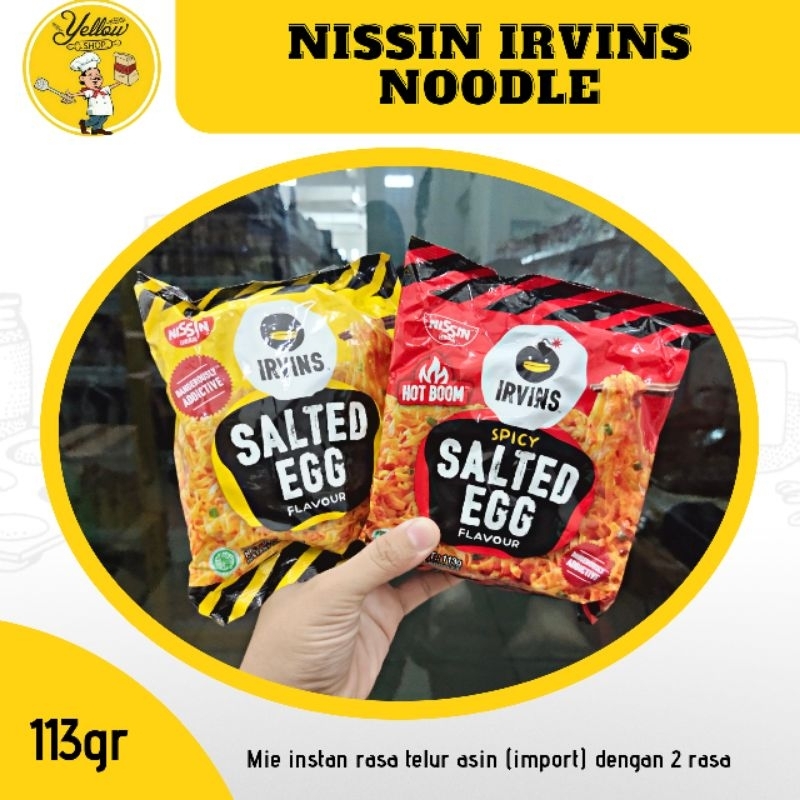 

NISSIN IRVINS NOODLE SALTED EGG 113gr