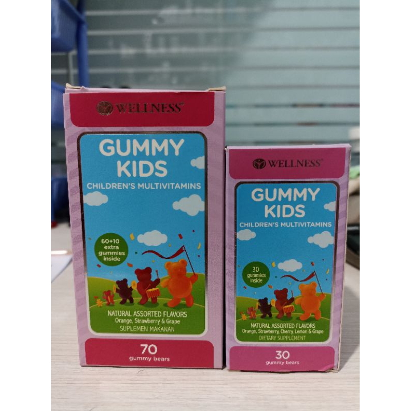 

Wellness Gummy Kids isi 70 dan 30 gummy