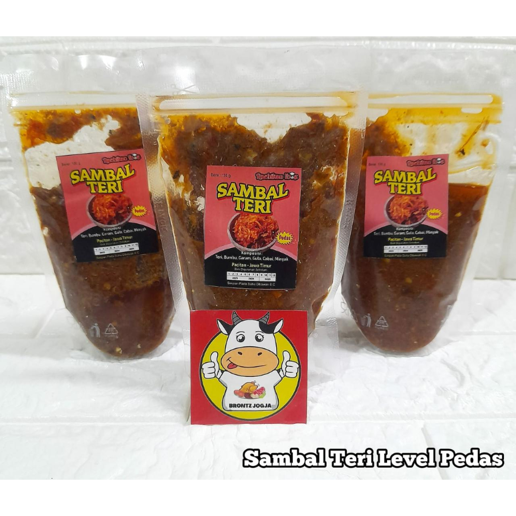 

SAMBAL TERI LEVEL PEDAS 130GR - FROZEN FOOD - BRONTZ JOGJA