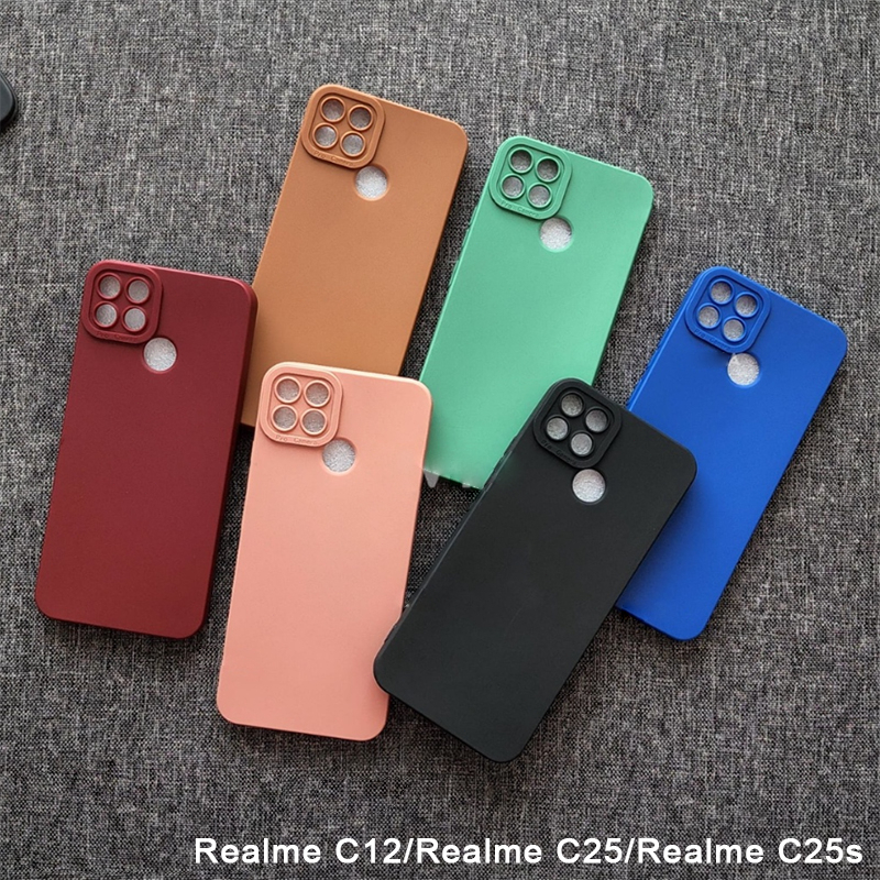 Softcase Realme C11 Realme C12 Realme C15 Realme C17 Realme C21 Realme C25 Realme C25S Case 3D Pro Camera Gel Silika Casing