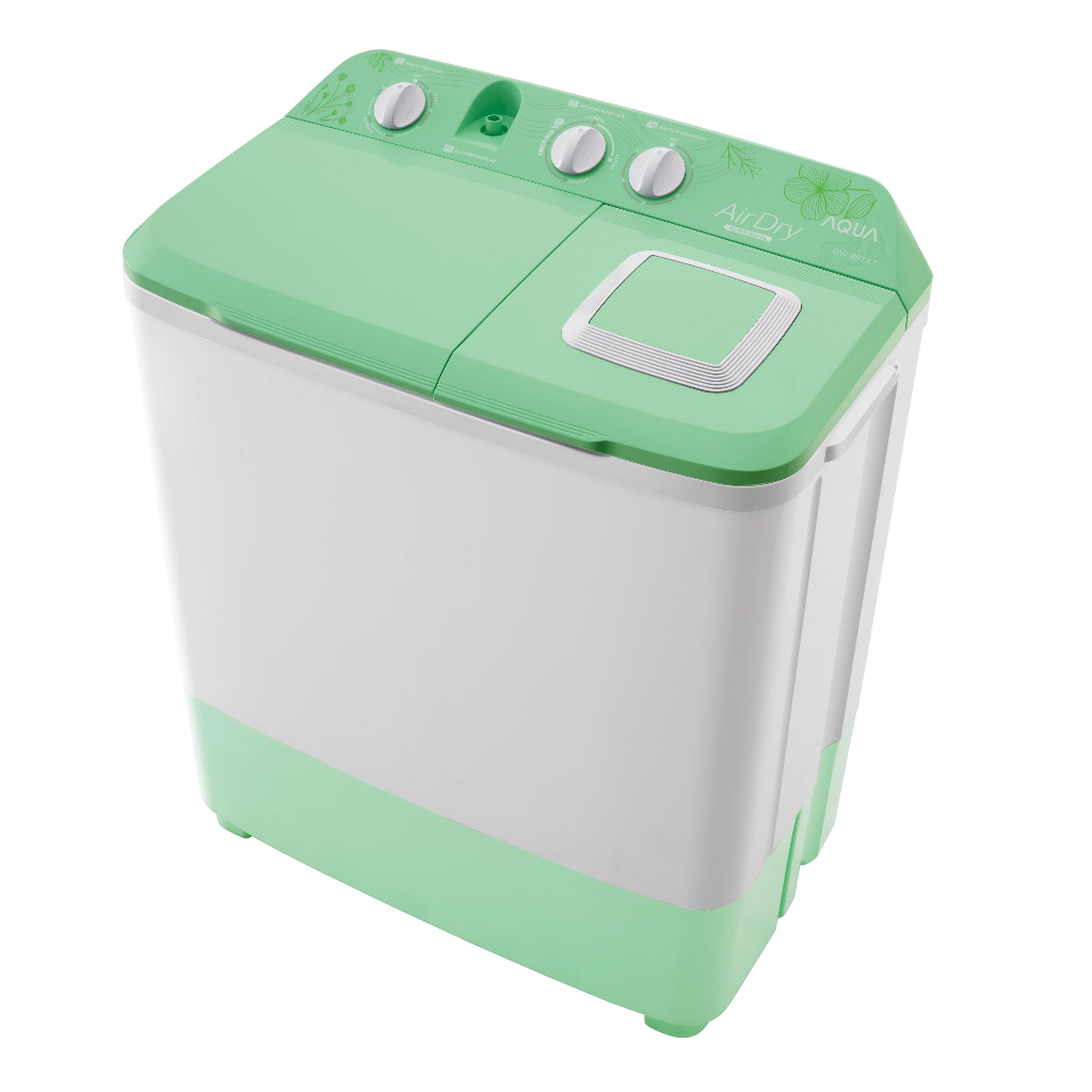 Mesin Cuci Aqua 2 Tabung Kapasitas 8 Kg QW-861XT kalianda lampung selatan