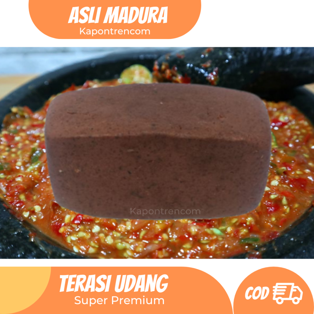 

Terasi Udang Super Asli Khas Madura Berat 1 Kg / Cirebon Asli / Tuban / Sidoarjo Selok Jaya / ABC