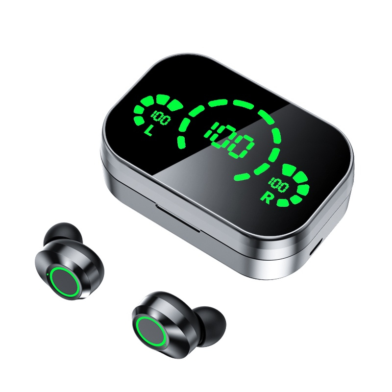 YD03 Wireless Bluetooth Headset 5.3 Earbud Built-in Microphone Touch TWS True Wireless Headset LED Display