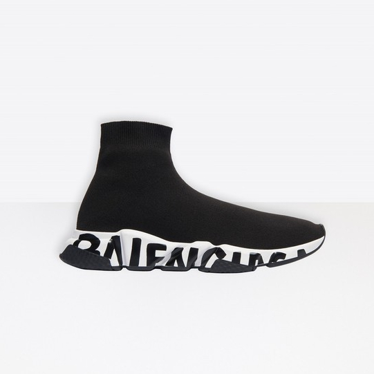 Balenciaga Speed Trainer Graffiti Black/White