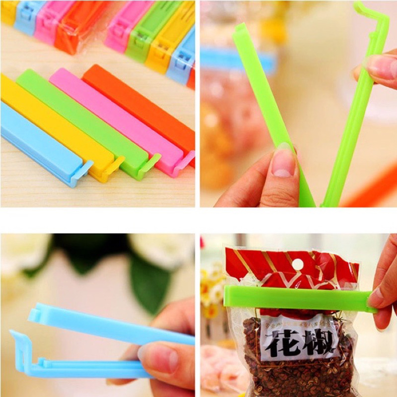 Penjepit Plastik Bungkus Makanan - Klip Sealing - Clip Food - Snack Sealer Segel Jepit Ringan Cemilan