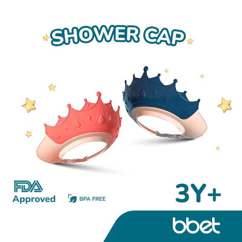 Bbet Crown Shower Cap Topi Mandi