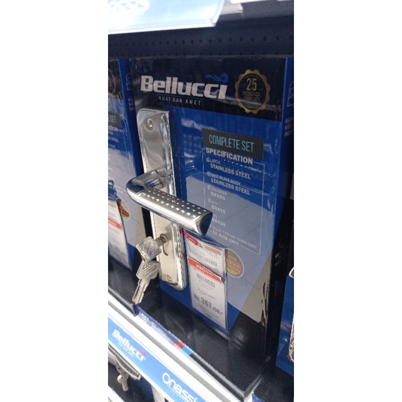 Kunci Pintu Besar Bellucci Newton NP Handle Besar Bellucci Newton Handle Stainless