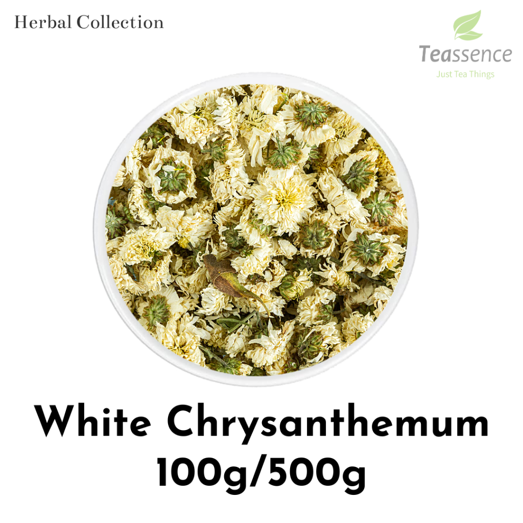 

White Chrysanthemum Dried Flower Tea / Huang Shan Gong Ju / Bunga Krisan Putih Kering 100g/250g/500g