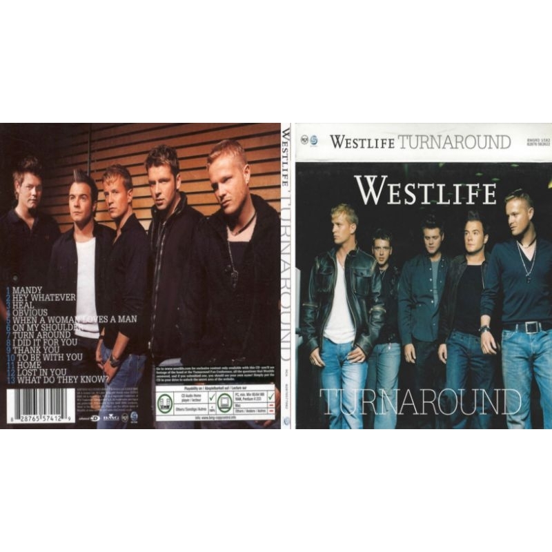 Cd westlife cd album turn around